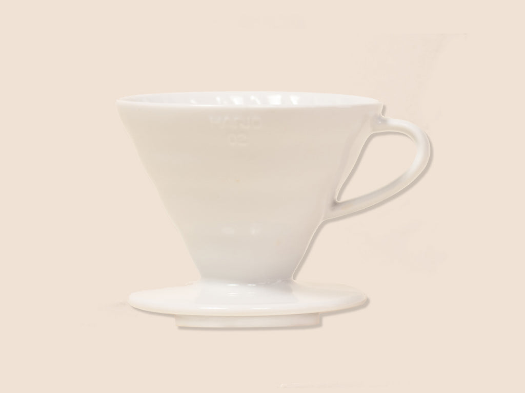 Hario Coffee Dripper V60, White Ceramic